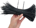 500-Pack 8 Inch Heavy Duty Black Zip Ties - Outdoor Essential!