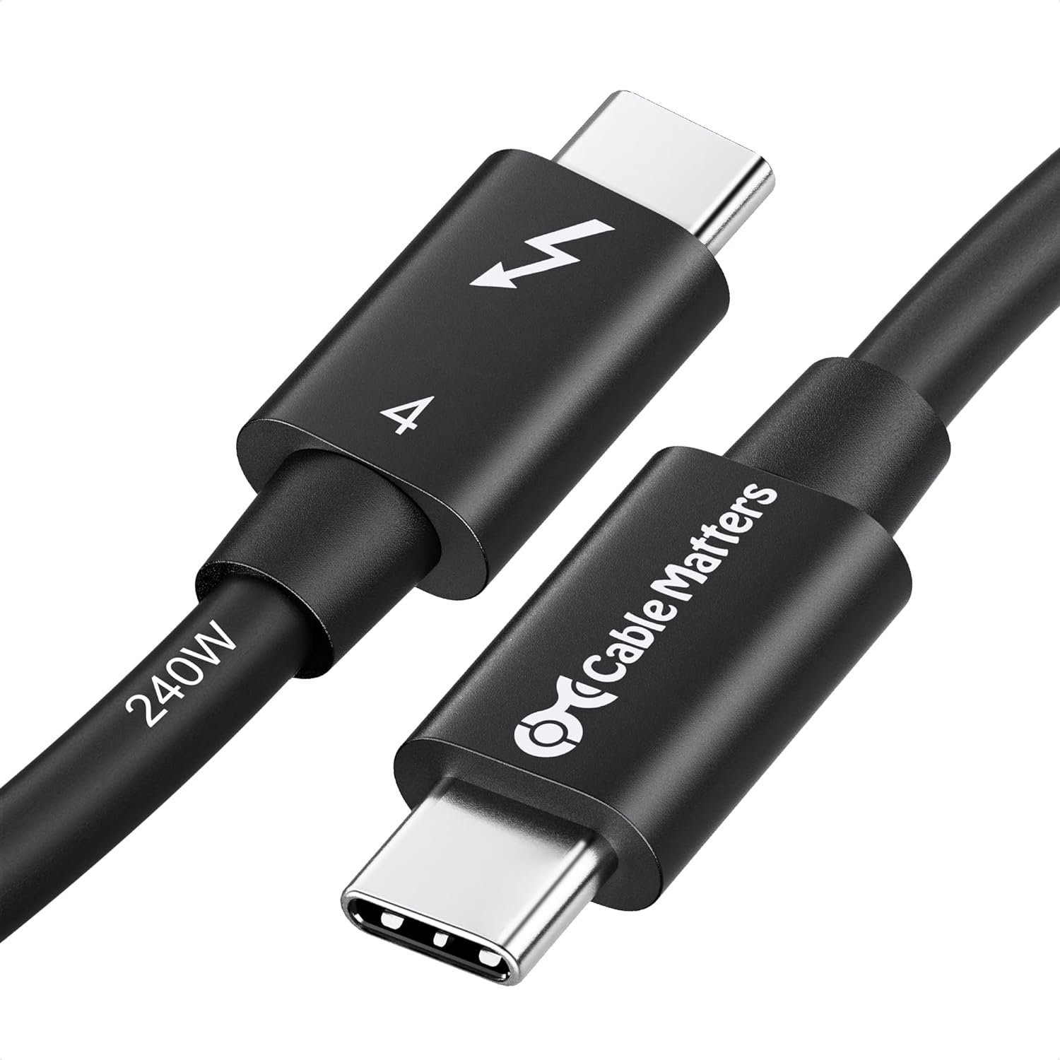 Thunderbolt 4 Cable: 40Gbps, 8K Video, 240W Charging