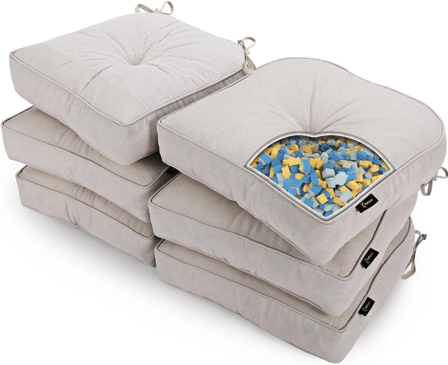 Non Slip Gel Memory Foam Chair Cushions for Tailbone Pain Relief