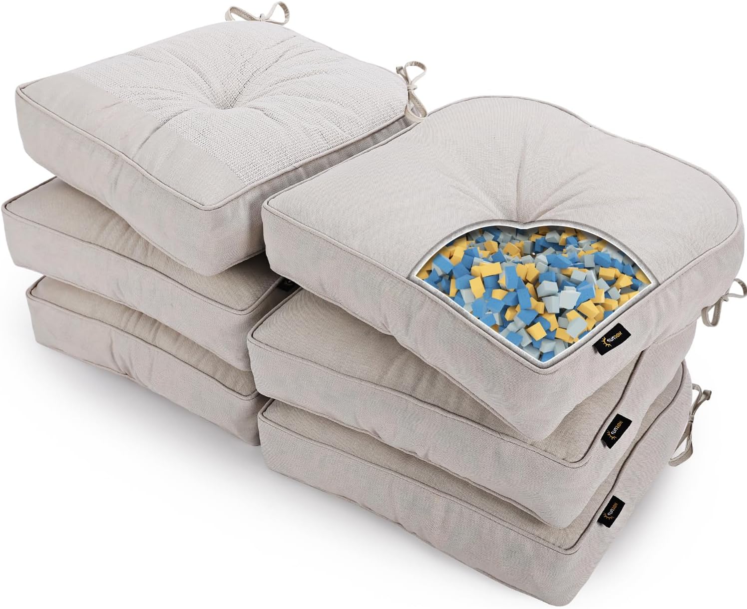 Non Slip Gel Memory Foam Chair Cushions for Tailbone Pain Relief