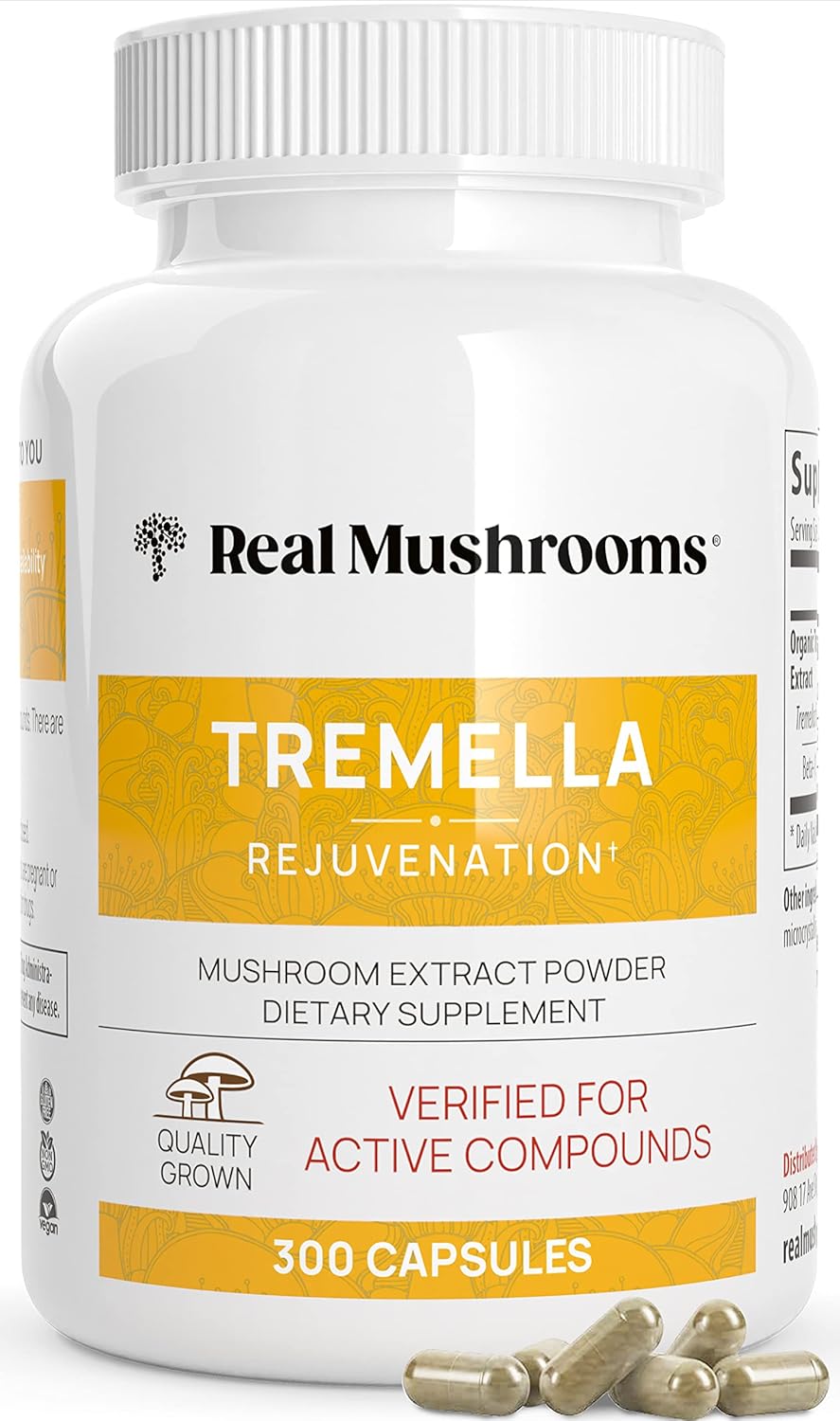Organic Tremella Mushroom Capsules for Daily Wellness Routine