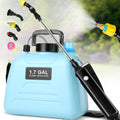 Electric Garden Sprayer 1.72 Gallon - Rechargeable Battery Powered