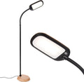 Litespan Slim LED Floor Lamp - Bright Adjustable Reading Light