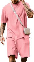 Casual Summer Tracksuit for Men by Babioboa with Short Sleeves