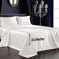 Satin Queen Sheet Set Extra Deep Pocket - Silky Soft Ivory
