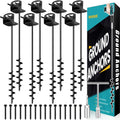 25 in Ground Anchors Screw in - Heavy Duty Mobile Home & Trampoline