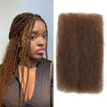 Afro Kinkys Bulk Human Hair 4C Curly 14 in - Thick Bulk for Locs