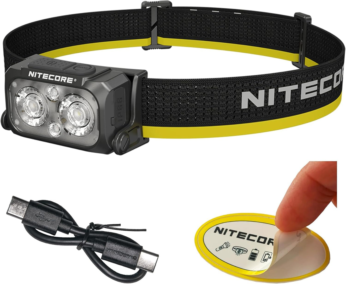 Nitecore NU25 MCT 400 Lumen Lightweight USB-C Rechargeable Headlamp