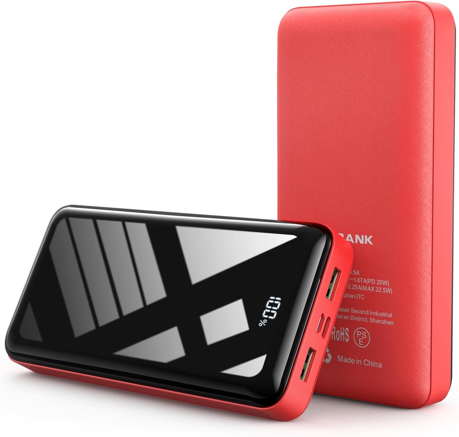 Bextoo 50000mAh Power Bank: 22.5W Fast Charge, 3 Outputs, LED Display