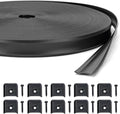 RV Insert Molding Trim 7/8 in - 100 ft Black Exterior Screw Cover