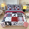 7 Piece Baseball Comforter Set Full Size Kids Bedding - Soft