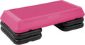 Step Aerobic Platform Adjustable Height Stepper - Compact Home Cardio