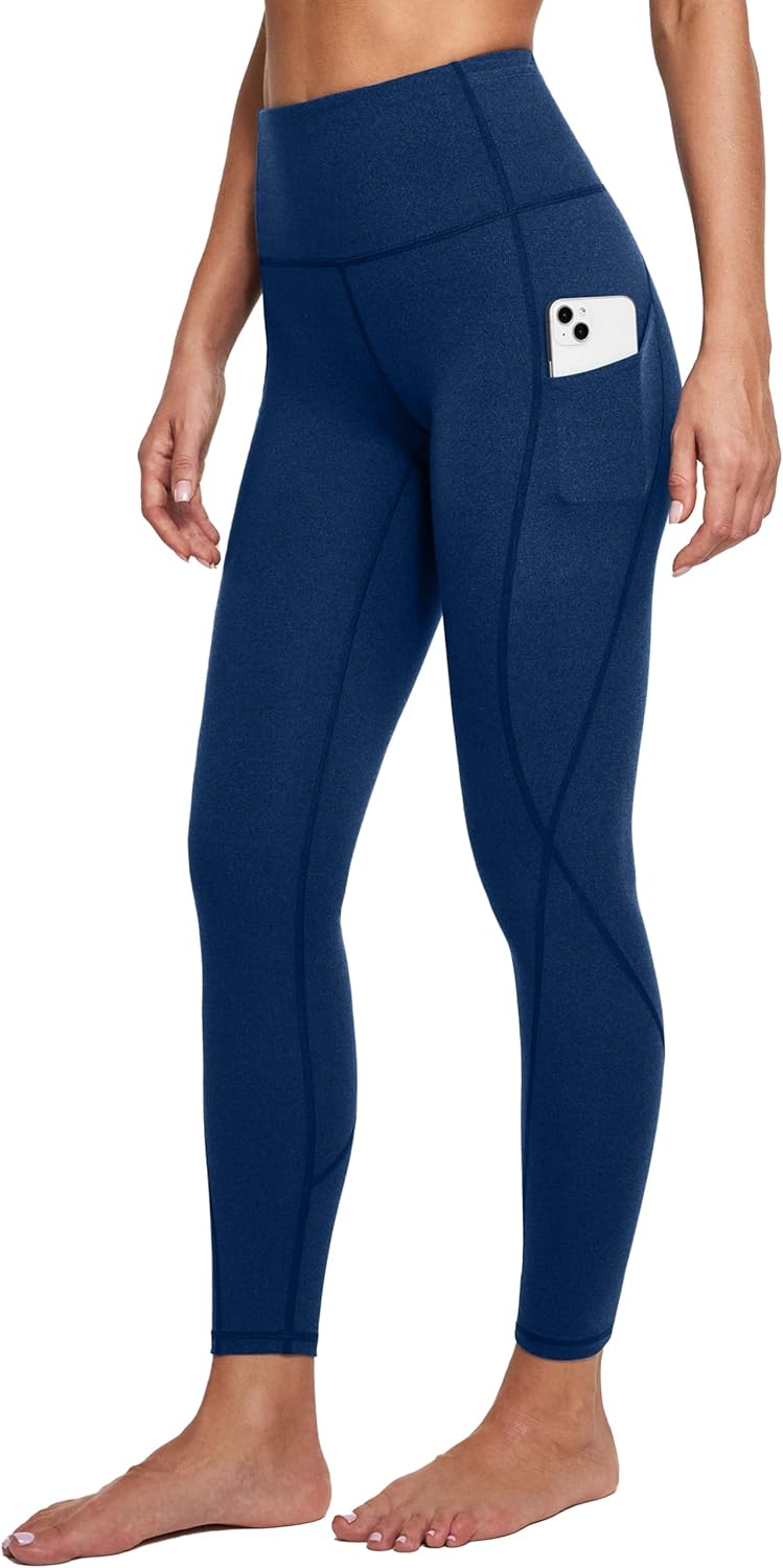 IUGA Leggings with Pockets for Women - High Waisted Yoga Pants