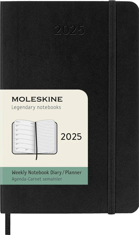 Moleskine 2025 Weekly Planner, Portable & Stylish!