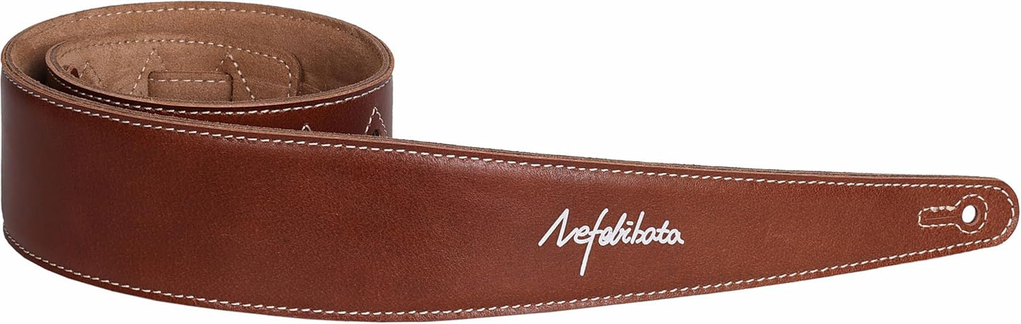 Nefelibata Guitar Strap 2.5in Adjustable Leather for All Guitars