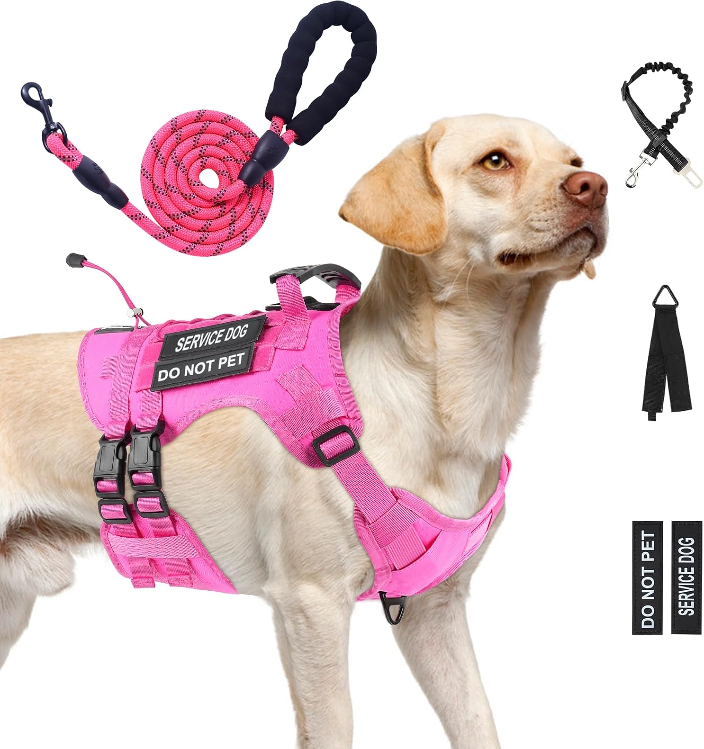 No Pull Tactical Dog Harness for Large Dogs with Handle