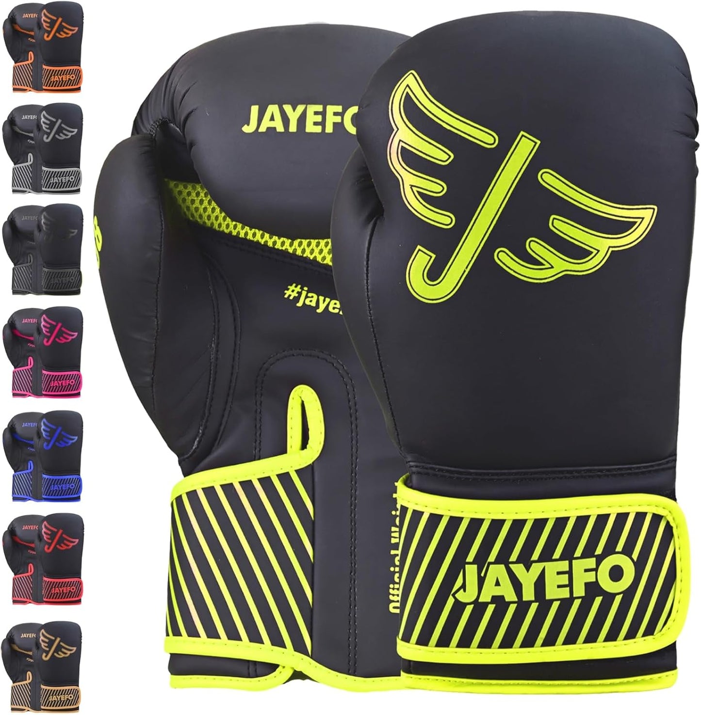 Jayefo Unisex Pro Boxing Gloves | All-in-One Training Power