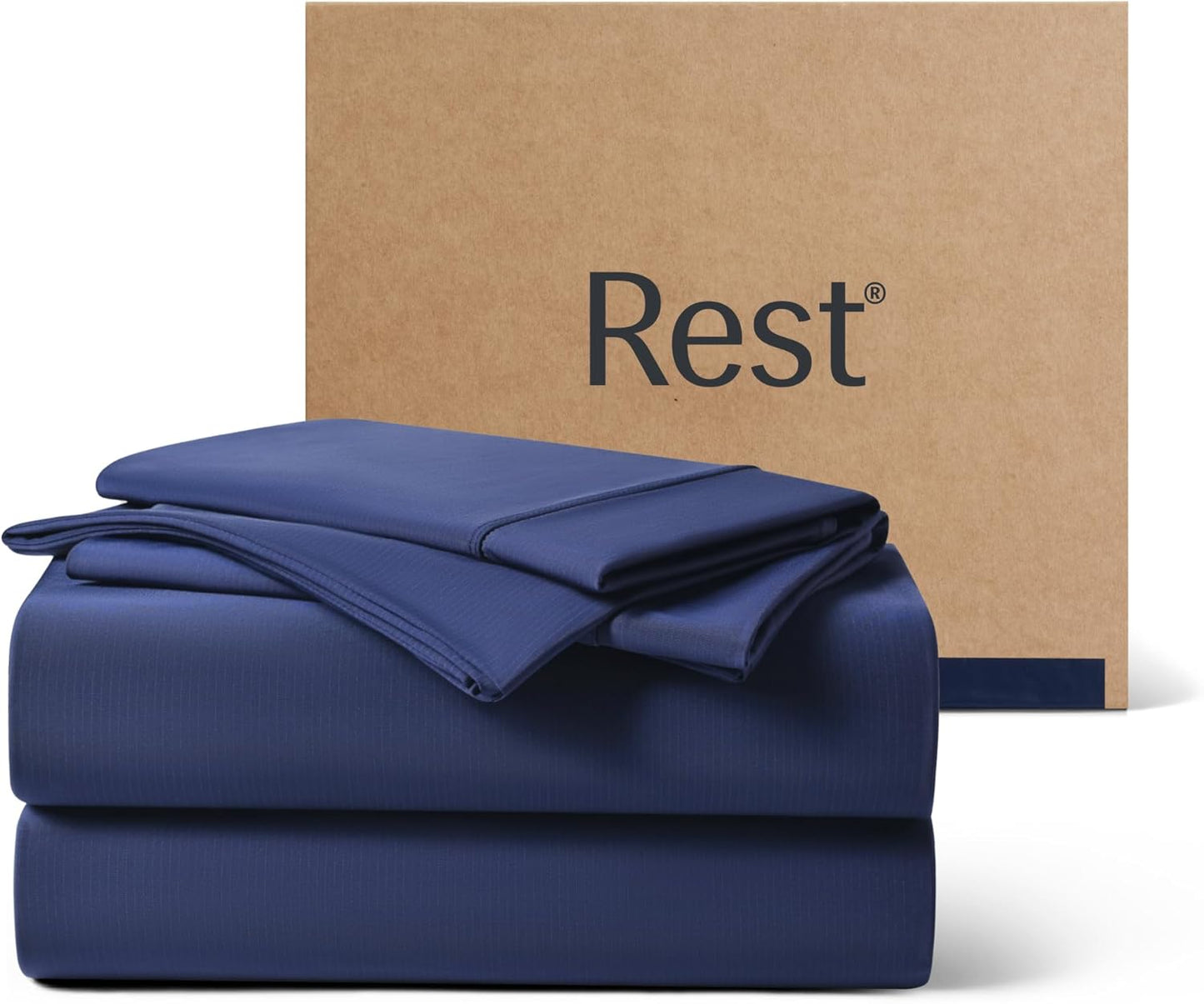 Evercool+ Cooling Sheet Set for King Size Bed, Midnight Blue