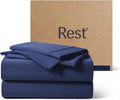 Evercool+ Cooling Sheet Set Queen Midnight Blue - Self-Cleaning 4PC