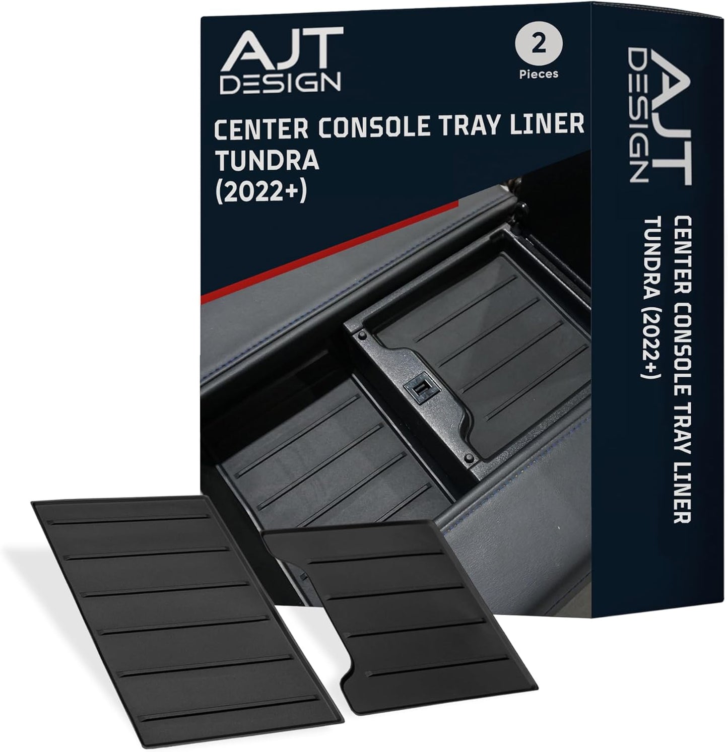 Center Console Organizer Tray Liner for 2022+ Toyota Tundra & Sequoia