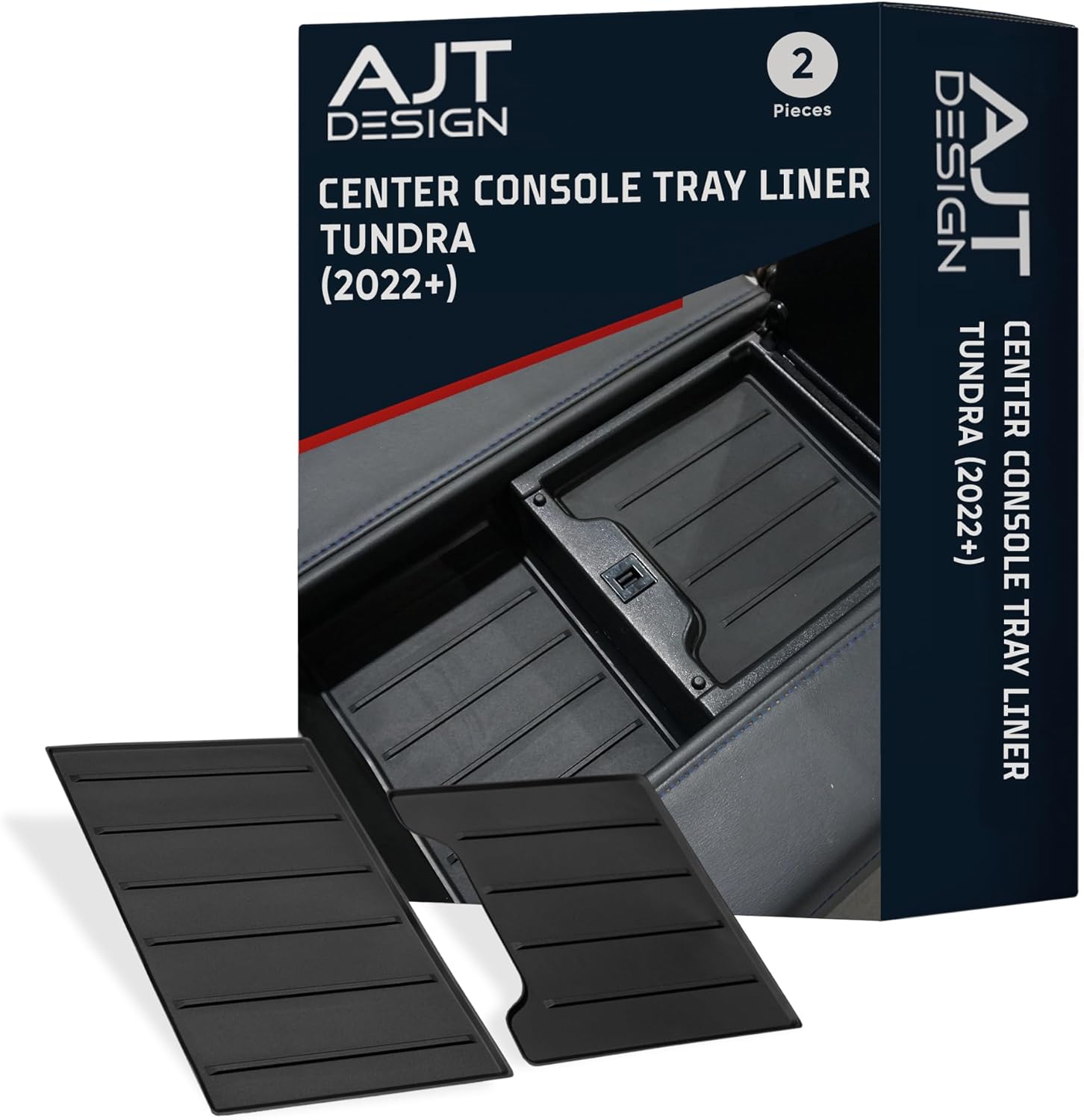 Center Console Organizer Tray Liner for 2022+ Toyota Tundra & Sequoia