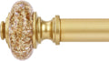 Gold Extra Long Curtain Rods for Windows 30 to 242 Inch