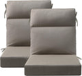 Sunbrella High Back Chair Cushion 44 x 21 in - Cast Shale