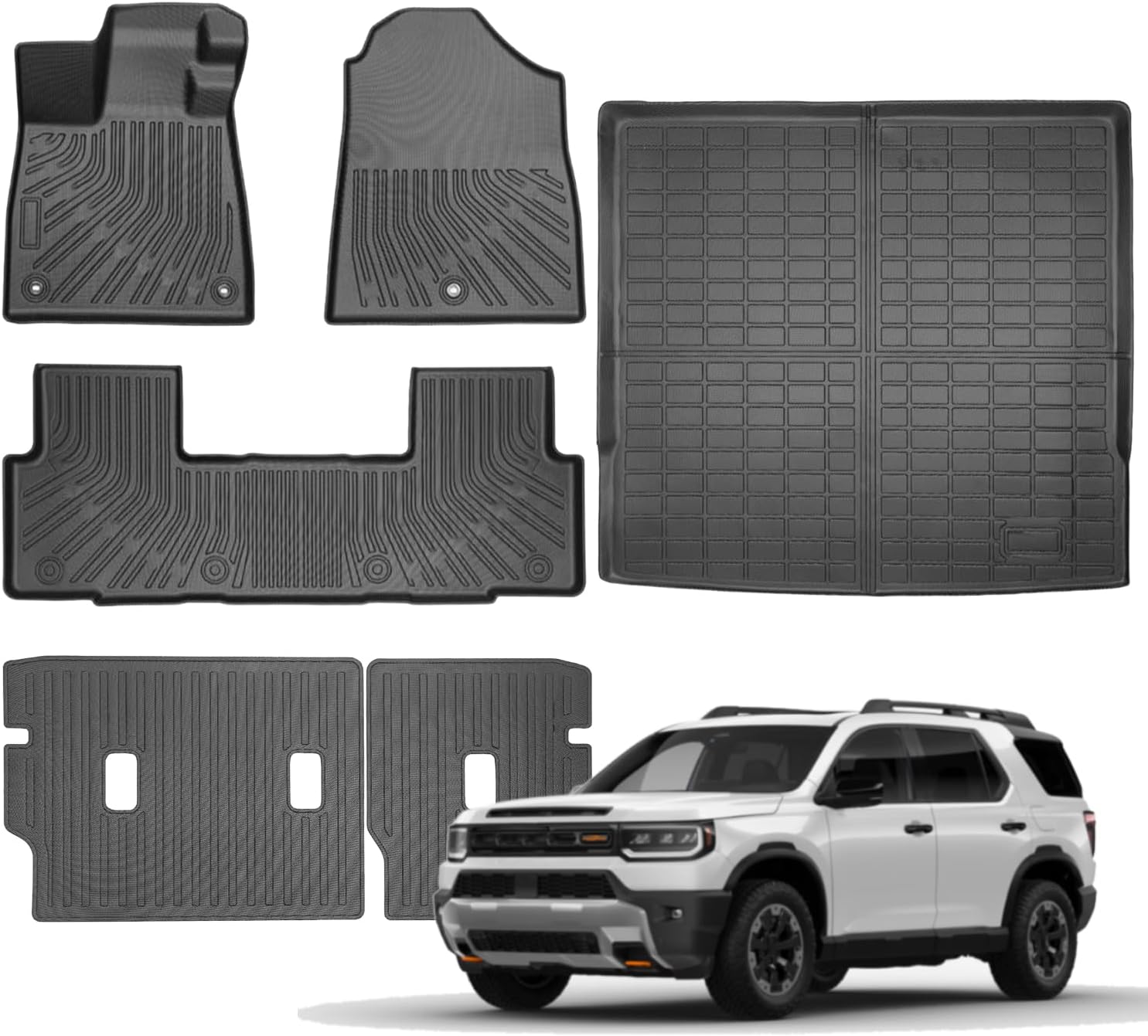 Custom Fit Floor Mats & Cargo Liner for Honda Passport 2026