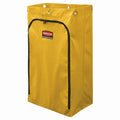 Durable Replacement Front Zippered Vinyl Bag 24 Gal - Yellow