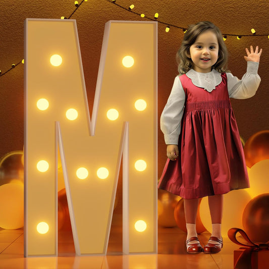Light Up Marquee Letters 4 Feet Tall for Weddings and Parties