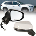 Right Passenger Side Mirror for 2019-2025 Toyota RAV4 - Power Heated