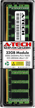 32GB DDR4 2400MHz LRDIMM Server RAM Module - ECC Quad Rank