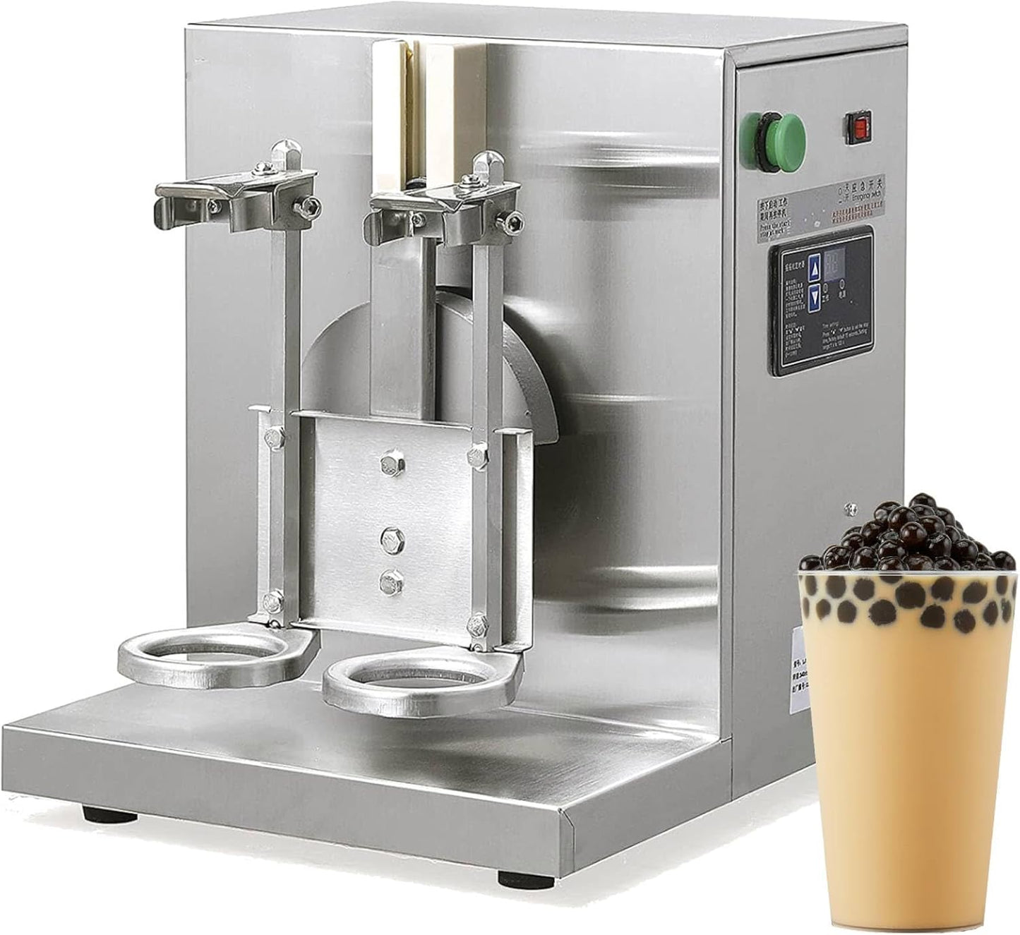 Wixkix Double Frame Milk Tea Shaker - Stainless Steel