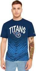 Zubaz NFL Teams Men's Short Sleeve Vibrant Team Colors Tee