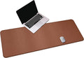 CENNBIE Leather Desk Mat 55in x 19.6in - Extra Large Desk Pad