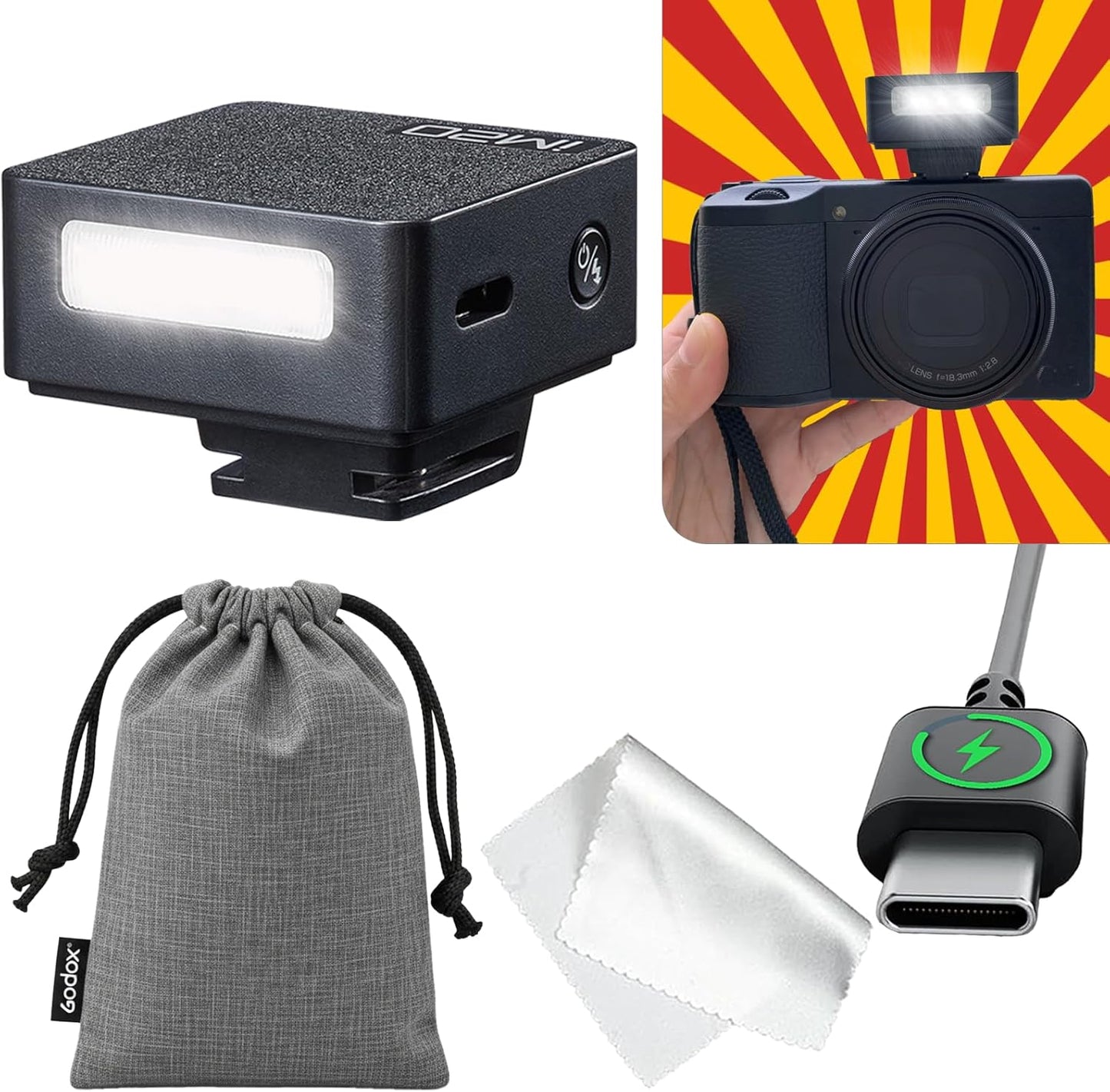 Godox iM20 Mini Camera Flash - Compact & Powerful for Sony