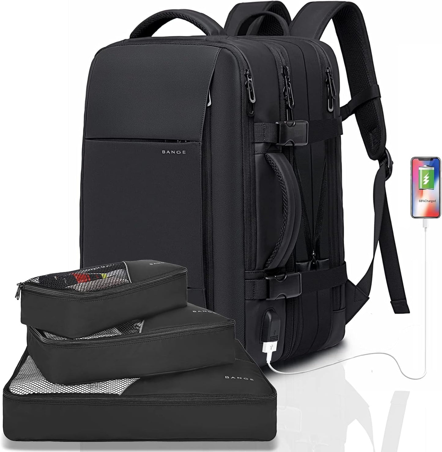BANGE 35L Convertible Duffle Bag for 17.3 Inch Laptop