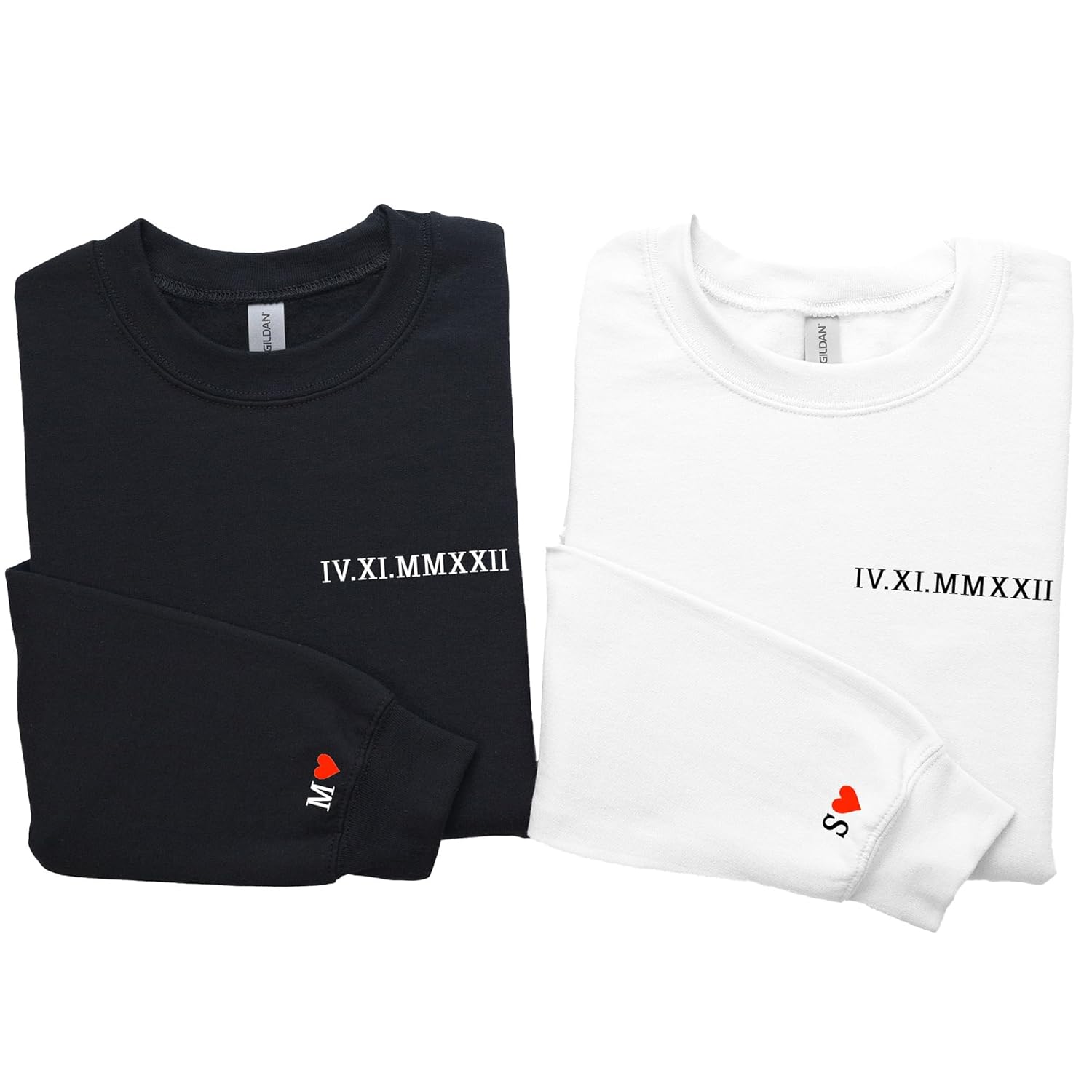 Personalized Matching Couple Sweatshirts - Merrvey