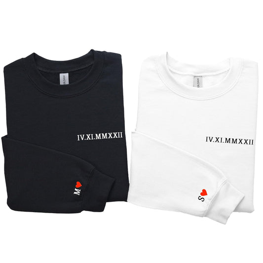 Personalized Matching Couple Sweatshirts - Merrvey