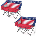 Double Camping Loveseat for Two - Supports up to 500lbs Comfort