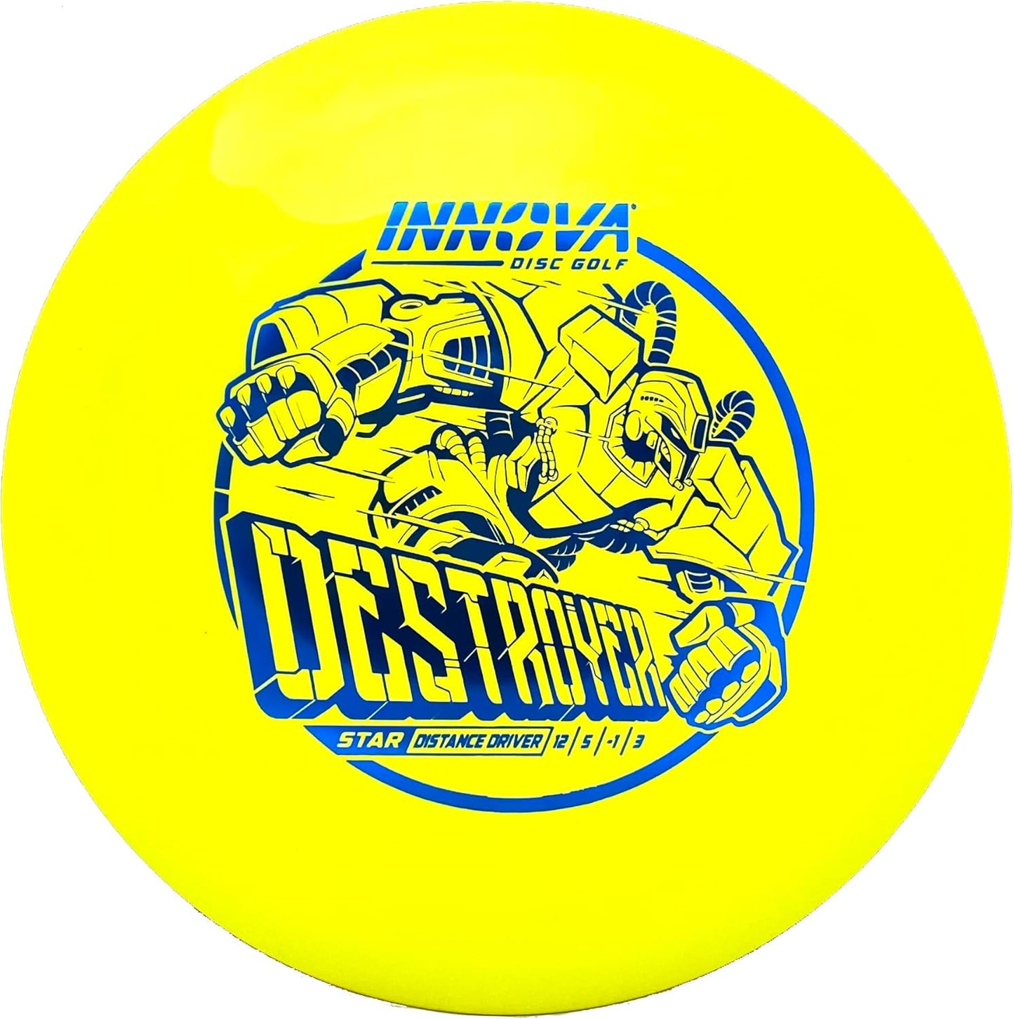 Innova Star Destroyer 2023 Robot Stamp Disc Golf Driver - Max Distance!