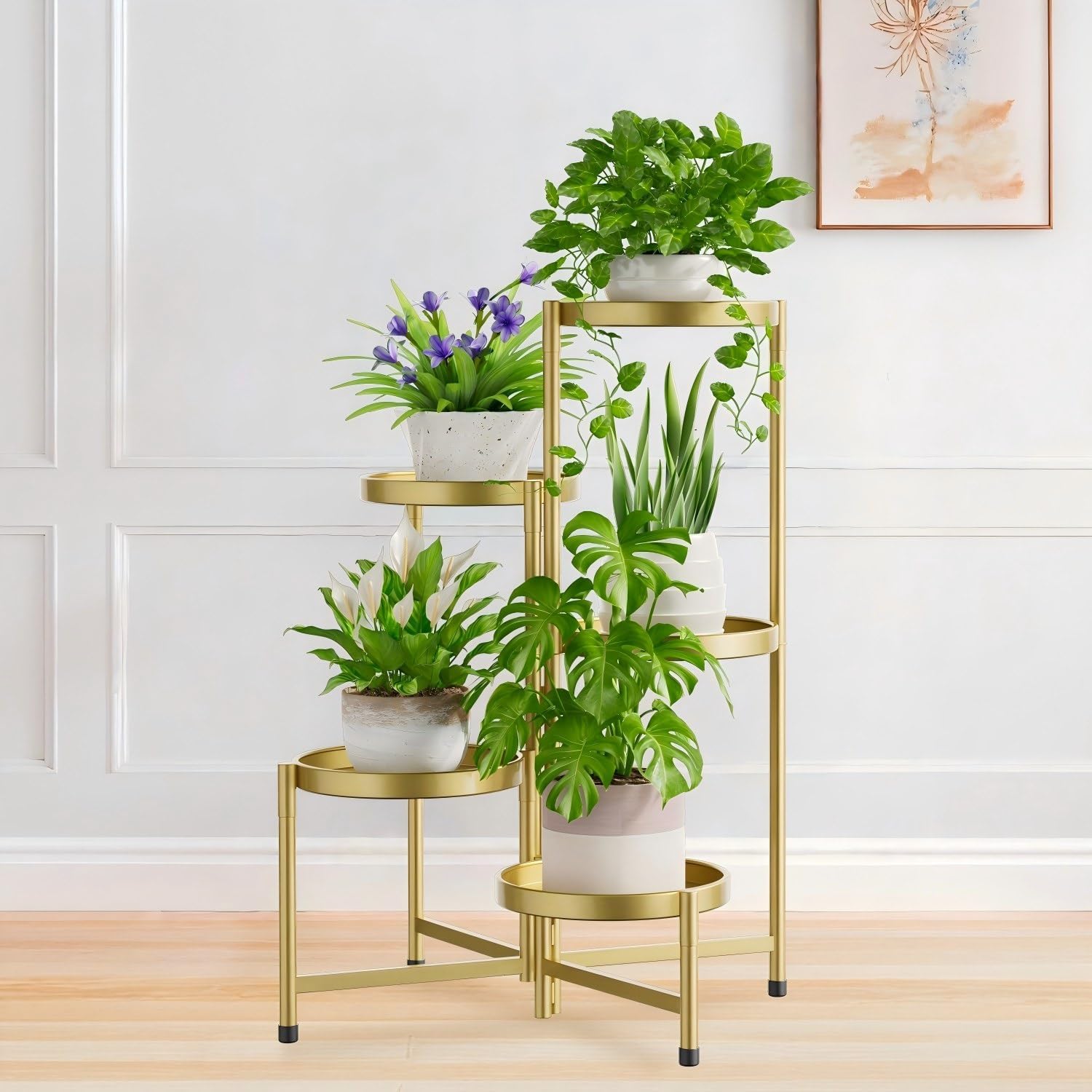 5 Tier Large Plant Stand Indoor for Multiple Plants Display