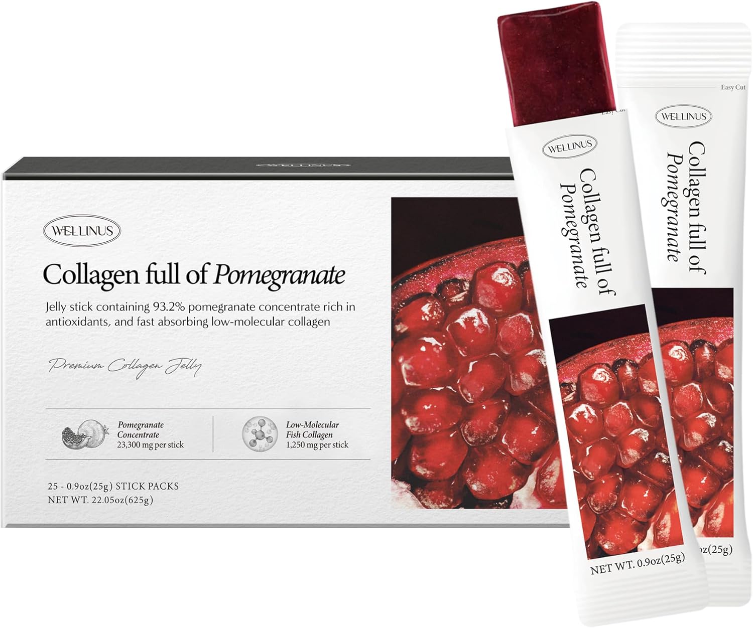 Korean Collagen Jelly Sticks for Anti-Aging and Beauty Support