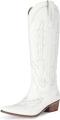 STALOV Cowboy Boots for Women - Stylish Knee High Cowgirl Footwear
