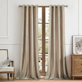 BULBUL Velvet Blackout Curtains 96 inch Length for Luxury Decor
