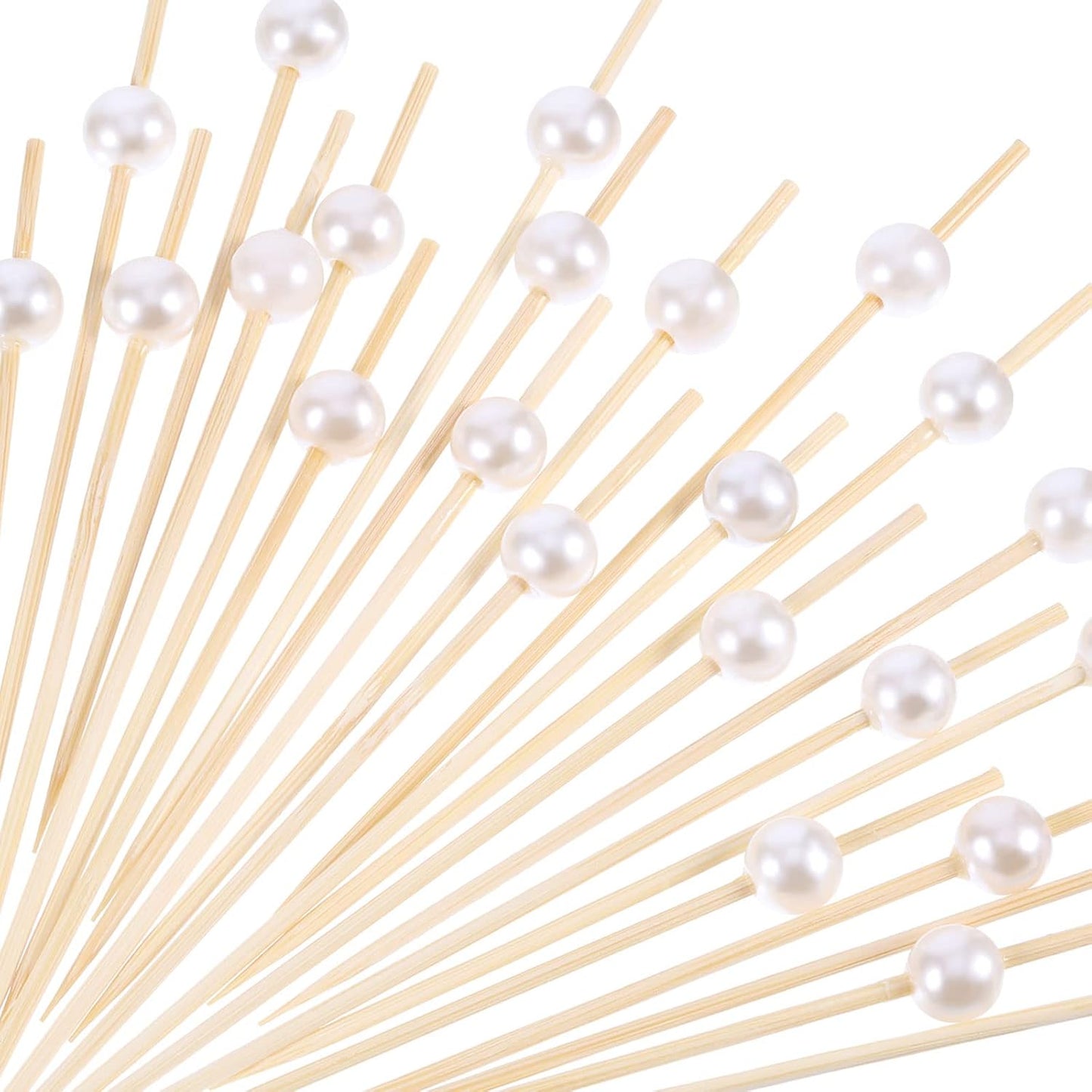 Pearl Fancy Bamboo Toothpicks - 200 Pack