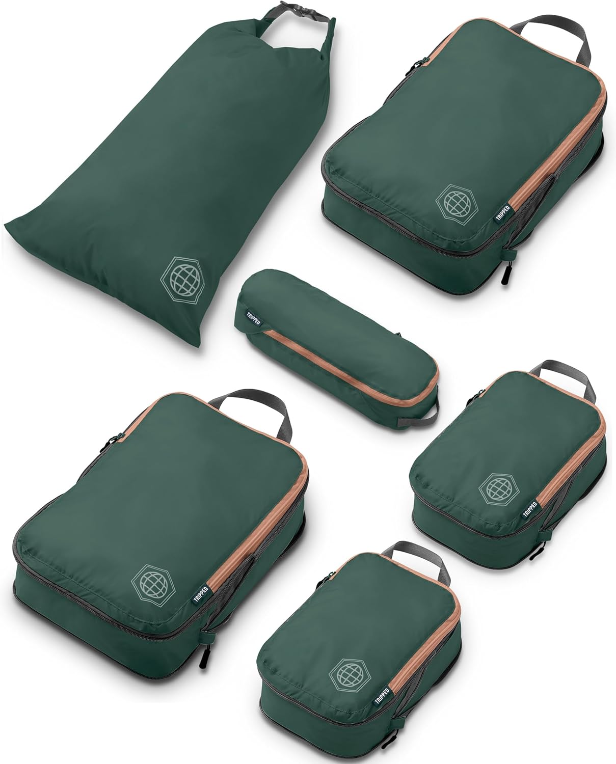 Compression Packing Cubes Set for Travel - Lightweight Organizer