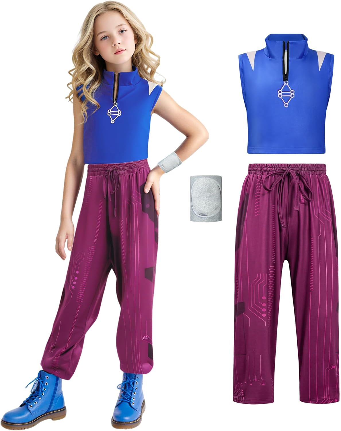 Zombies Movie Addison Costume for Girls - Perfect Halloween Outfit