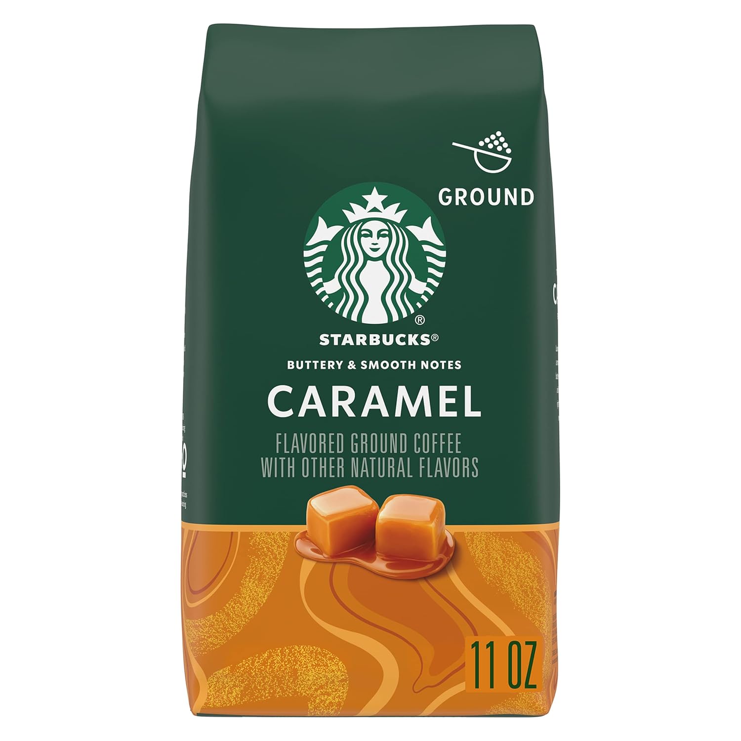 Starbucks Caramel Ground Coffee - 100% Arabica, Naturally Flavored