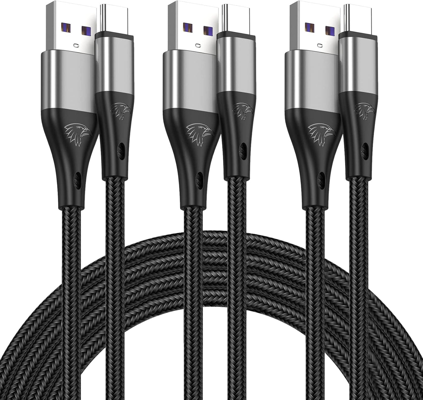 Fast Charge with HALIHALL 10ft USB-C Cable